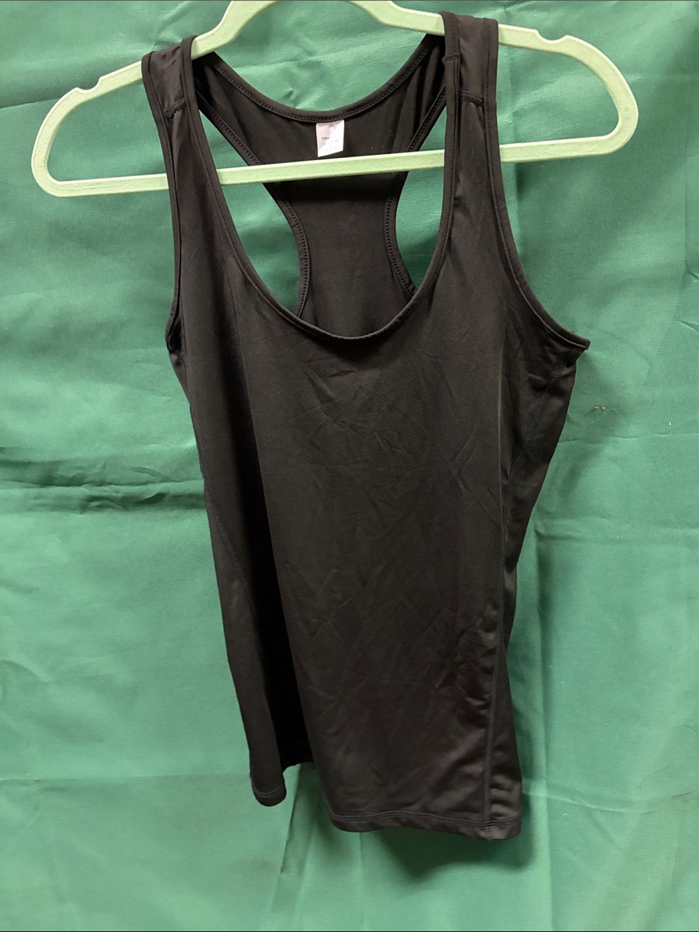 Source Unknown Black Racerback Athletic Tank